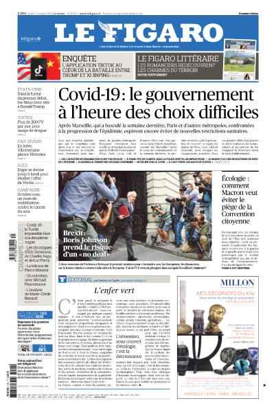  Le Figaro Du Jeudi 1 Octobre 2020