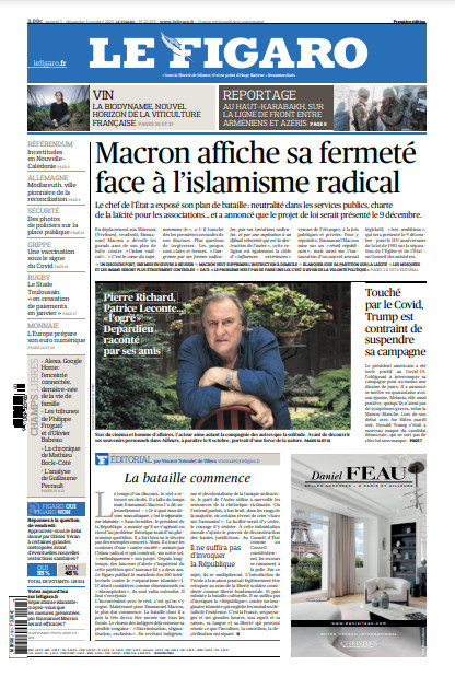 Le Figaro Du Samedi 3 & Dimanche 4 Octobre 2020