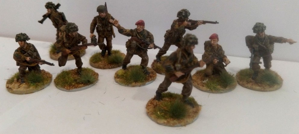 british paratroopers "bolt action plastic" et "offensive miniatures"(métal) 05sp