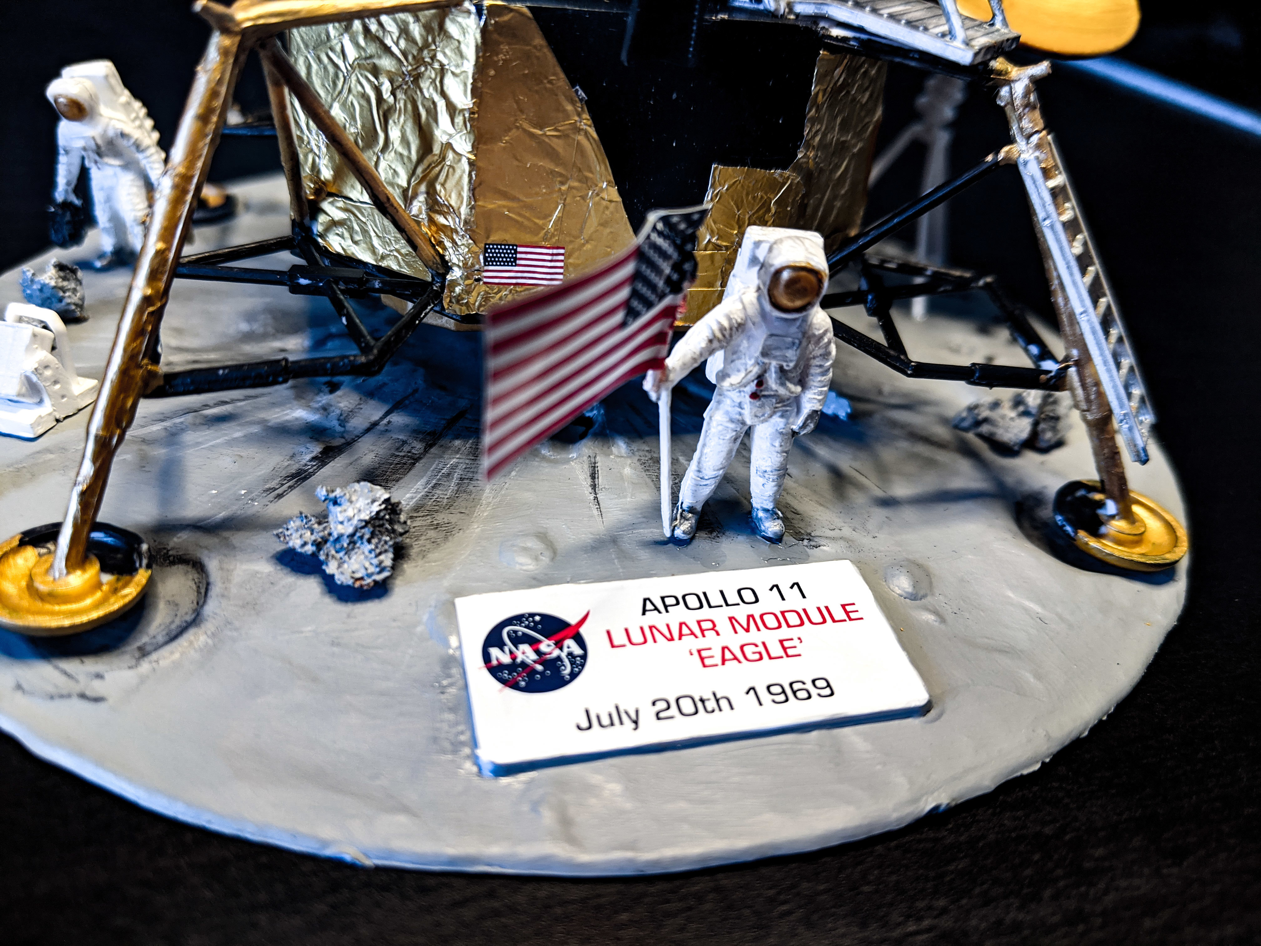 Lunar Module + diorama personnalisé de chez Airfix 1:72 Brod