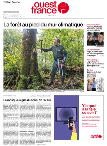 Ouest-France Édition France Du Mardi 6 Octobre 2020