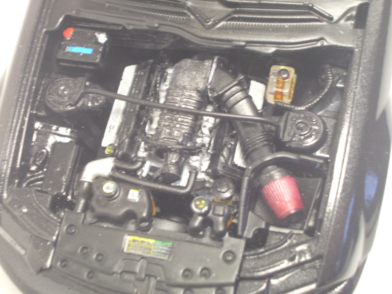 mustang SHELBY GT 500 convertible de 2008  de chez revell .  E6u5