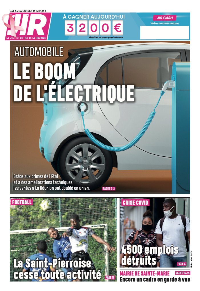 Journal de l'île de La Réunion Du Jeudi 8 Octobre 2020