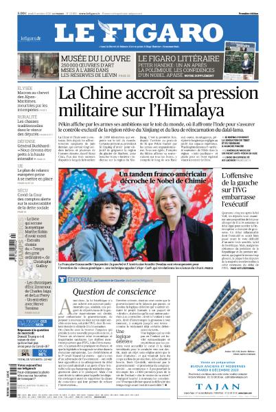 Le Figaro Du Jeudi 8 Octobre 2020