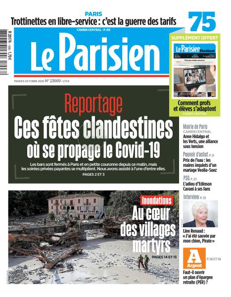 Le Parisien Du Mardi 6 Octobre 2020