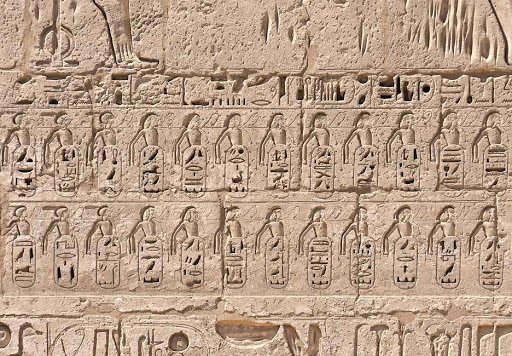 Liste des villes Palestinienne conquises par Sheshonq I - Temple de Karnak