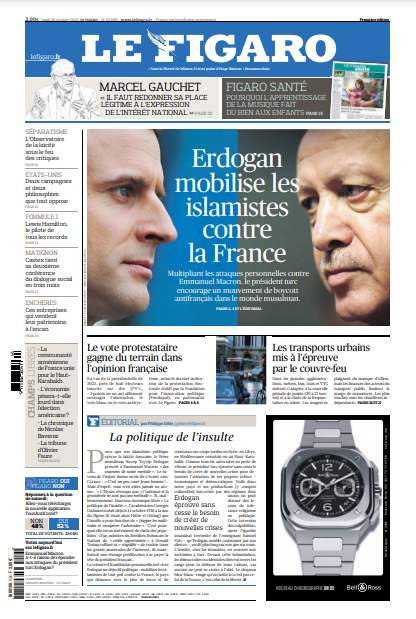 Le Figaro Du Lundi 26 Octobre 2020