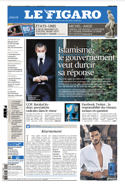 Le Figaro Du Mardi 20 Octobre 2020
