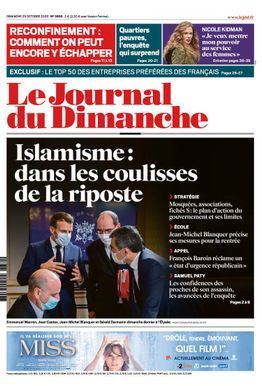 Le Journal Du Dimanche N°3850 Du 25 Octobre 2020