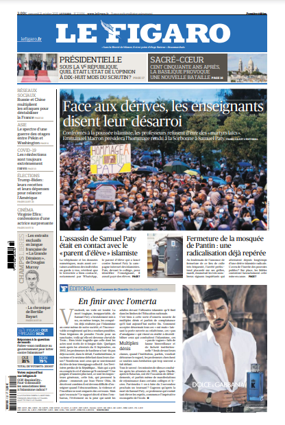  Le Figaro Du Mercredi 21 Octobre 2020