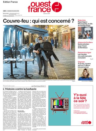 Ouest-France Édition France Du Vendredi 23 Octobre 2020