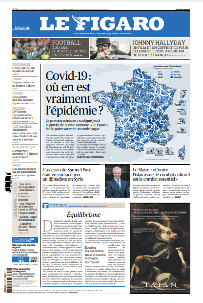 Le Figaro Du Vendredi 23 Octobre 2020