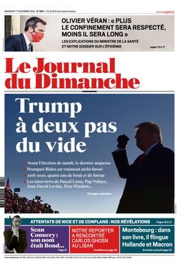 Le Journal Du Dimanche N°3851 Du 1er Novembre 2020