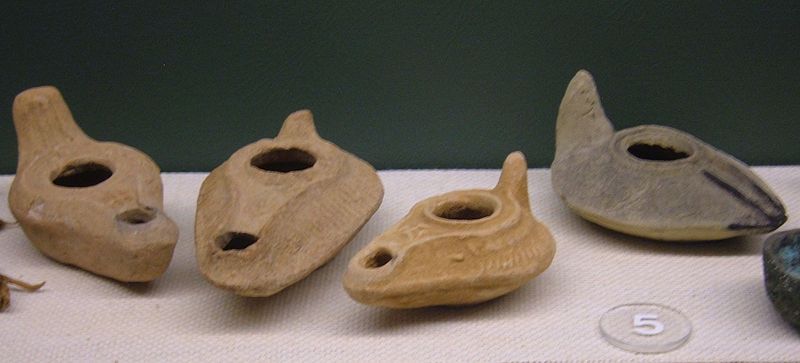 Lampes à huile en céramique - Egypte ancienne