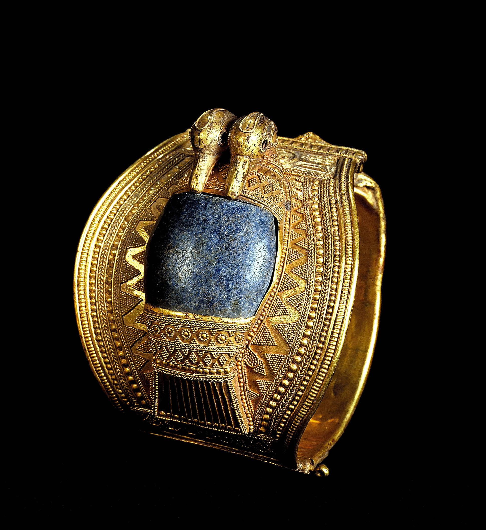 Bracelet du roi Ramsès II en or et pierre précieuse - XiXème  dynastie - Musée du Caire