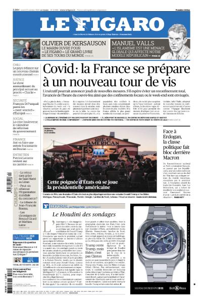 Le Figaro Du Mardi 27 Octobre 2020