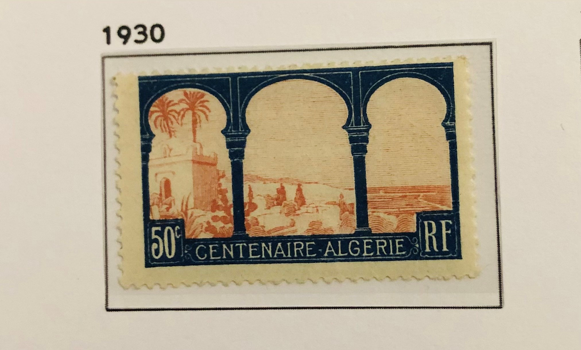 Timbre Algérie 1930