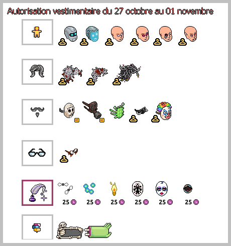 Autorisation vestimentaire pour Halloween 2020 Y74s