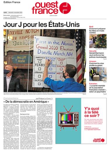 Ouest-France Édition France Du Mercredi 4 Novembre 2020
