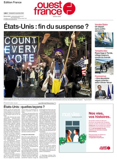  Ouest-France Édition France Du Vendredi 6 Novembre 2020