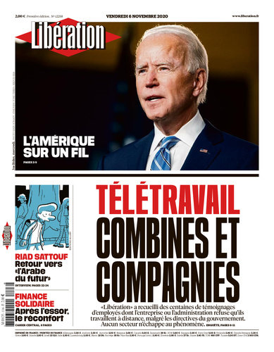 Libération Du Vendredi 6 Novembre 2020