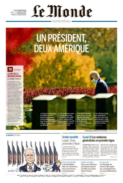  Le Monde du Mardi 10 Novembre 2020