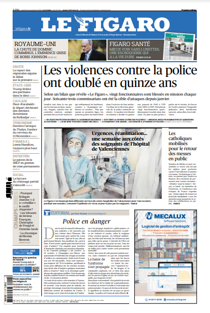 Le Figaro Du Lundi 16 Novembre 2020