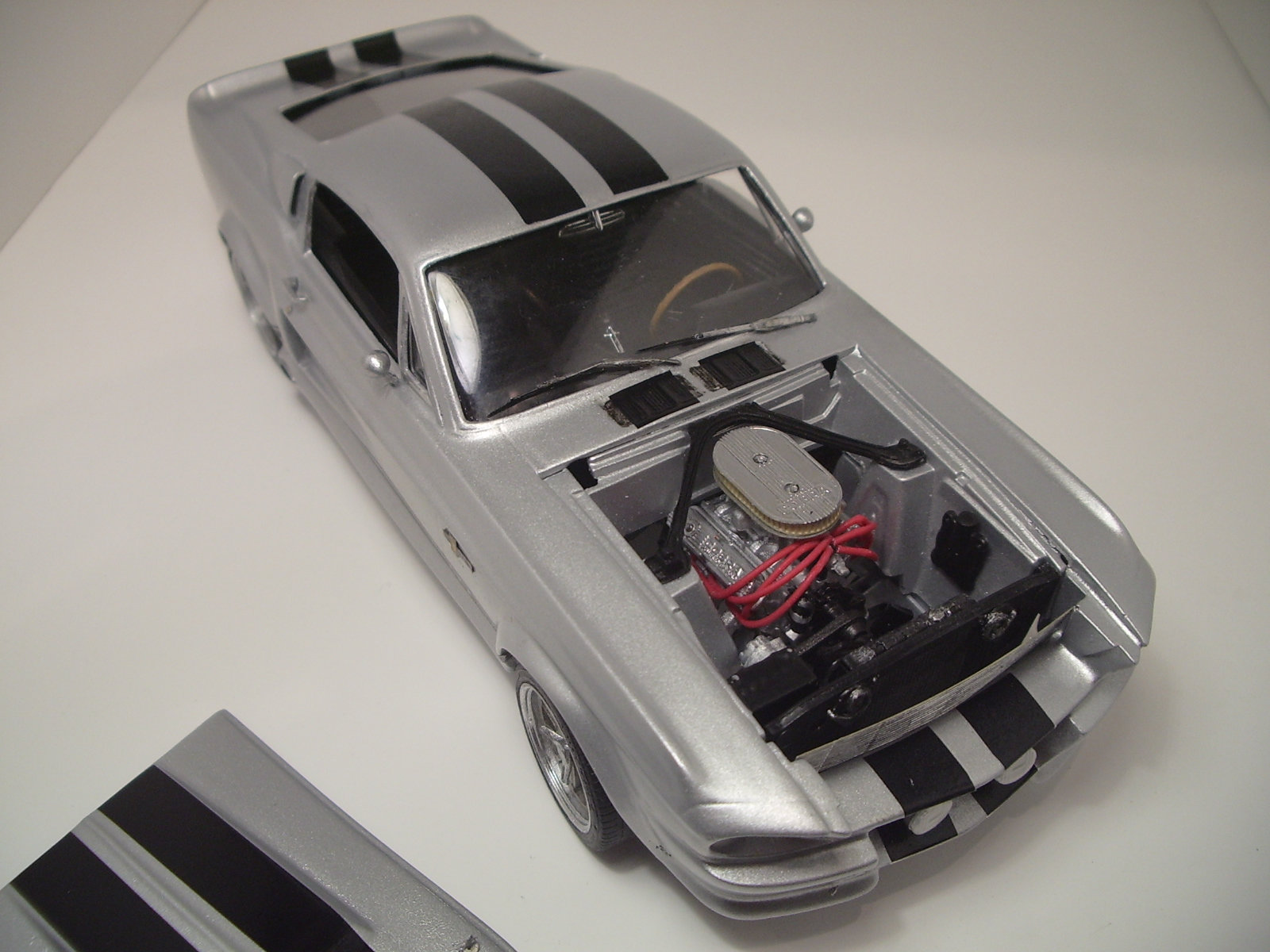 mustang 1967 ELEANOR 60 secondes chrono kit resine  au 1/25 . 4s2u