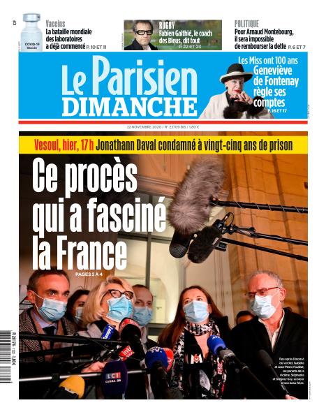 Le Parisien Du Dimanche 22 Novembre 2020