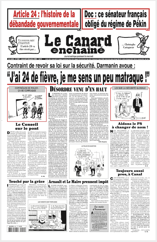 éniahcne dranac el N°5221 Du Du Mercredi 2 Décembre 2020