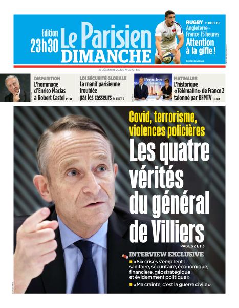  Le Parisien Du Dimanche 6 Décembre 2020