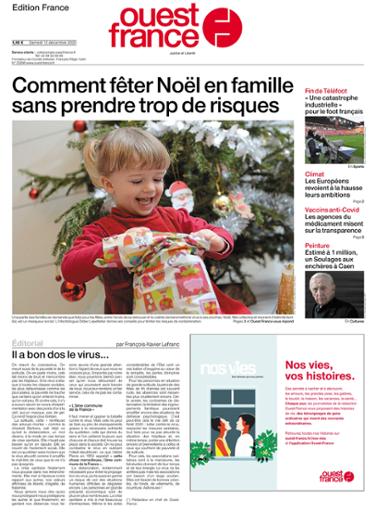 Ouest-France Édition France Du Samedi 12 Décembre 2020