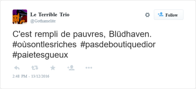 Twitter du Terrible Trio Tkdy