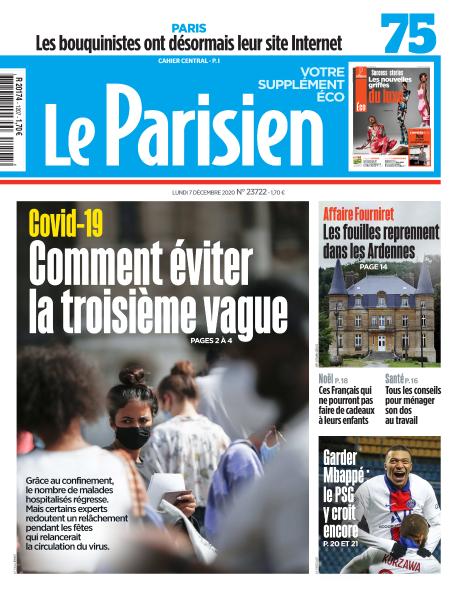  Le Parisien Du Lundi 7 Décembre 2020 