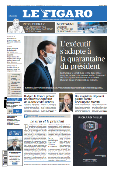 Le Figaro Du Vendredi 18 Décembre 2020