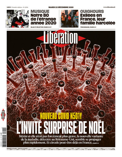 Libération Du Mardi 22 Décembre 2020