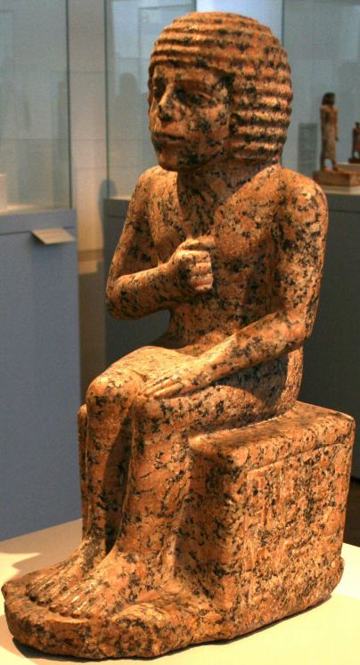 Statue de Metjen, nomarque sous le règne de Snéfrou - IVe dynastie - Musée égyptien de Berlin