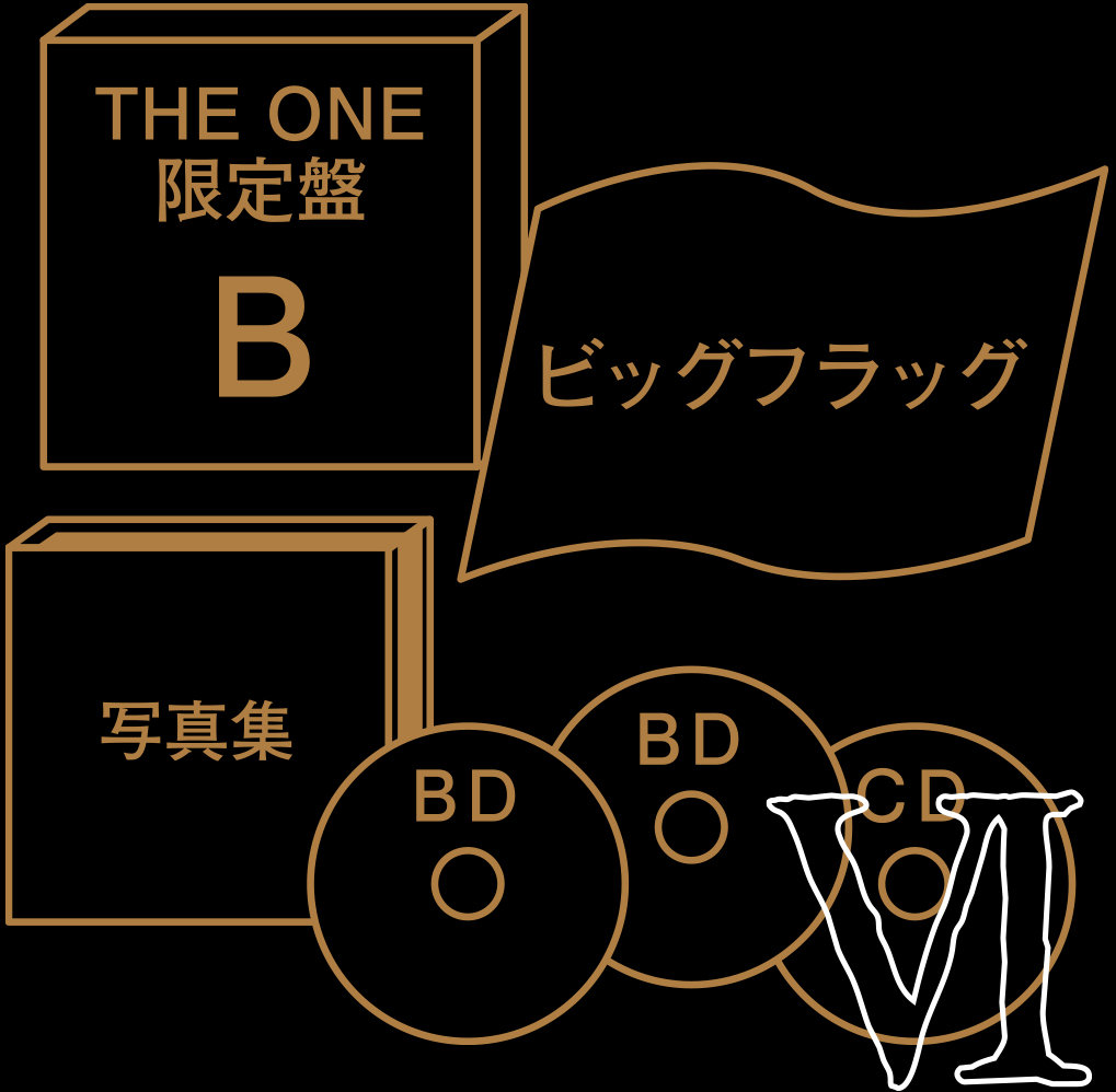 EDITION THE ONE  LIMITED EDITION B "CHRONICLE SET" CD + 2 BLU-RAY