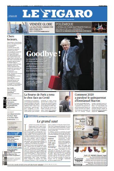Le Figaro Du 31 Décembre 2020