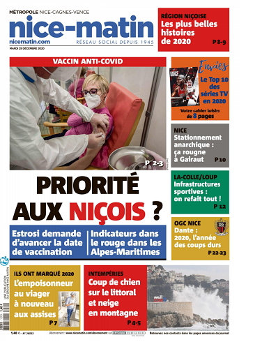  Nice Matin Du Mardi 29 Décembre 2020