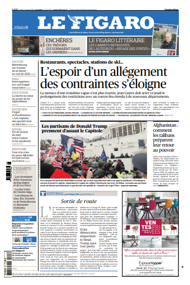Le Figaro Du Jeudi 7 Janvier 2021