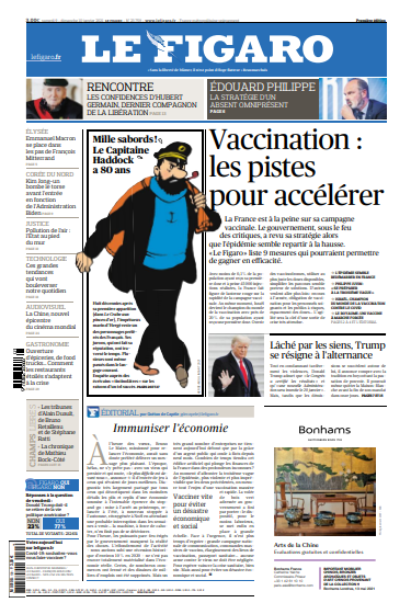 Le Figaro Du Samedi 9 & Dimanche 10 Janvier 2021