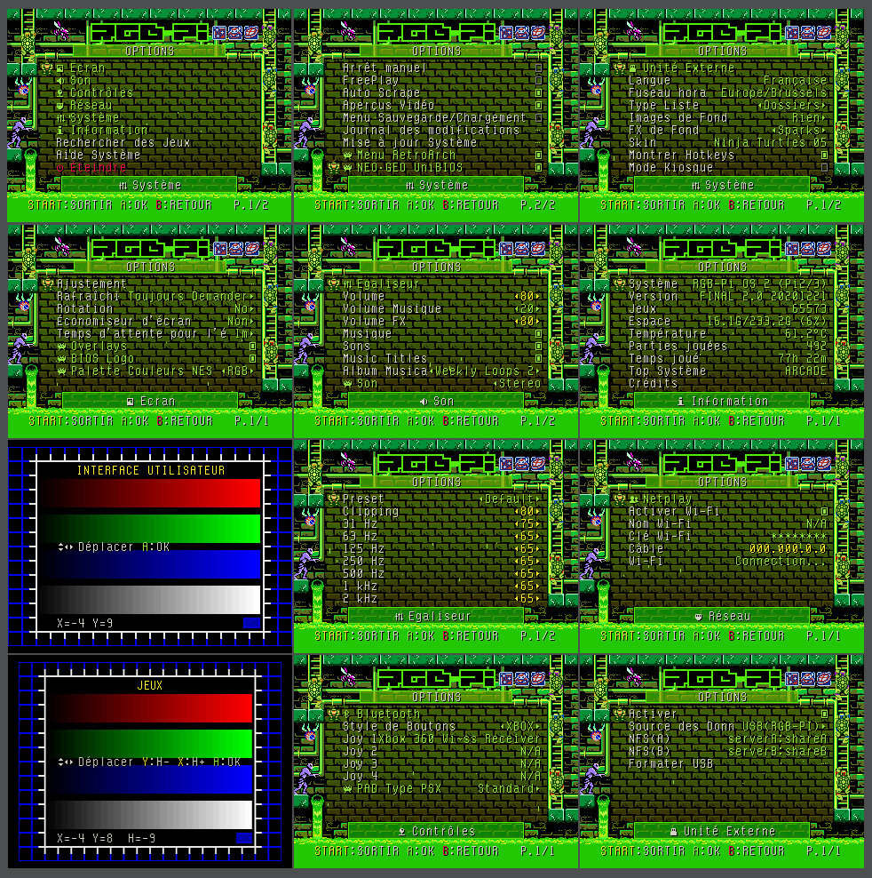 RGB-PI l'émulation Consoles et Arcade pour Raspberry-Pi2/3/4/400 Gk7x