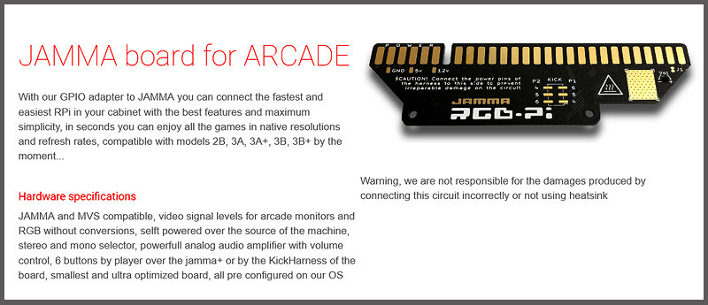 RGB-PI l'émulation Consoles et Arcade pour Raspberry-Pi2/3/4/400 L45j