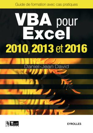 VBA pour EXCEL 2010, 2013 et 2016 