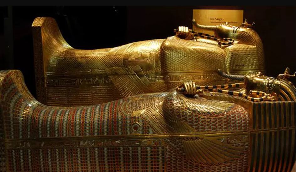 Sarcophages en or de Toutankhamon - XVIIIè dynastie - Nouvel Empire