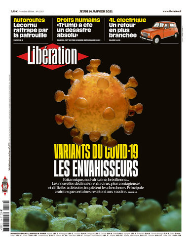 Libération Du Jeudi 14 Janvier 2021