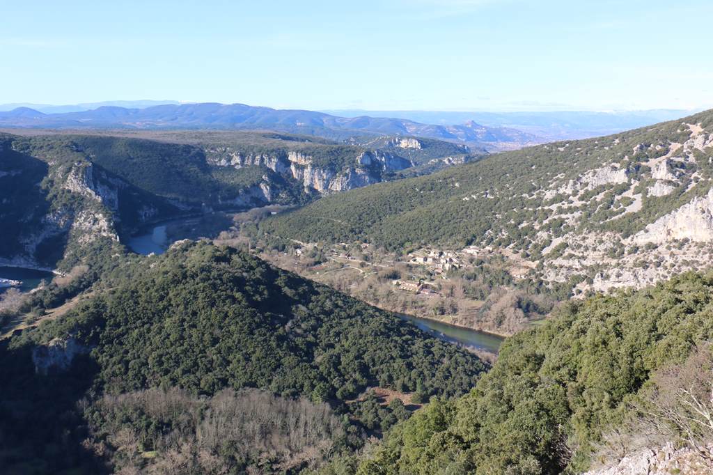 Gorges de l'Ardèche en hiver 5afc