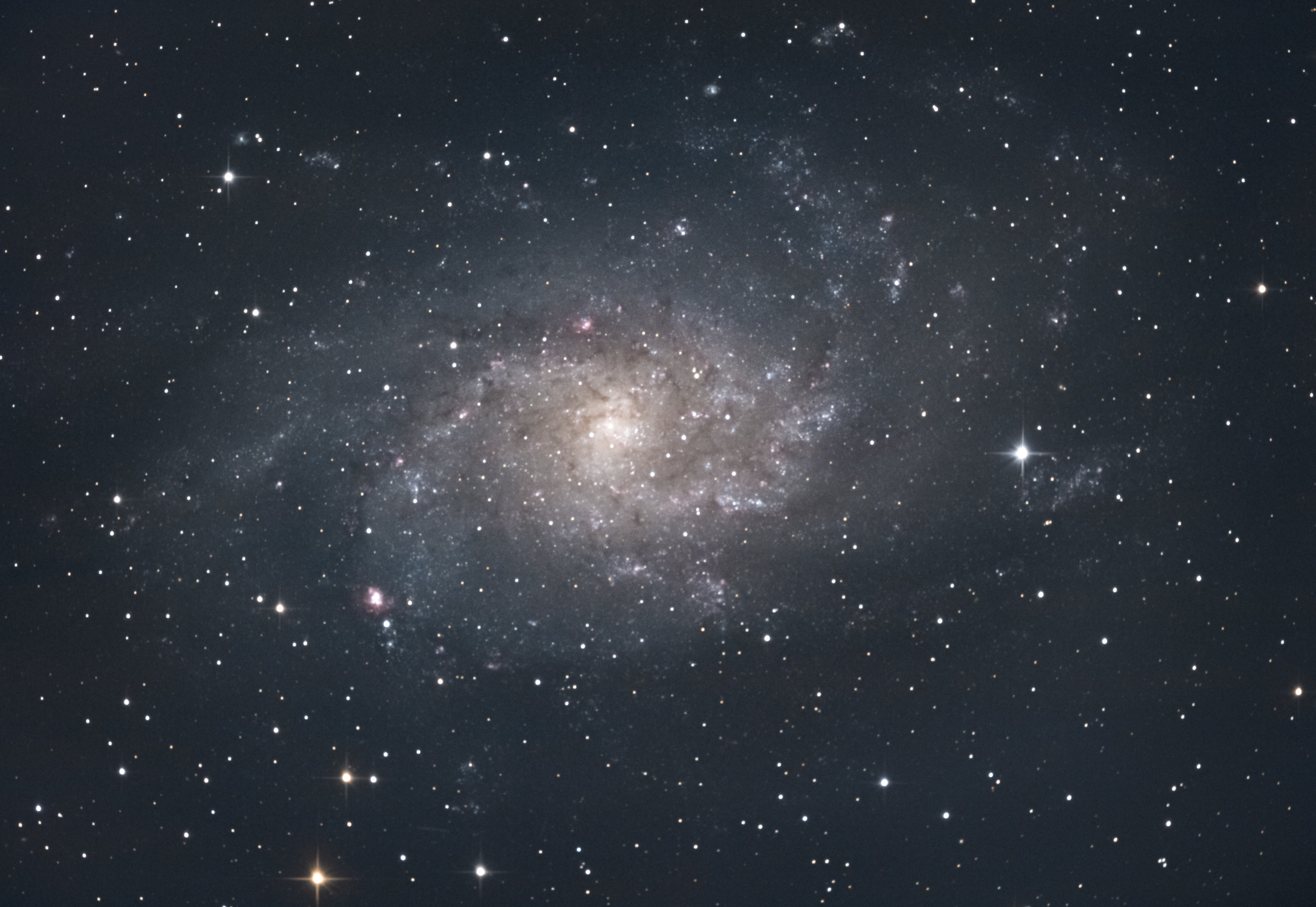 M33 Galaxie du triangle (nouveau traitement) B1c7