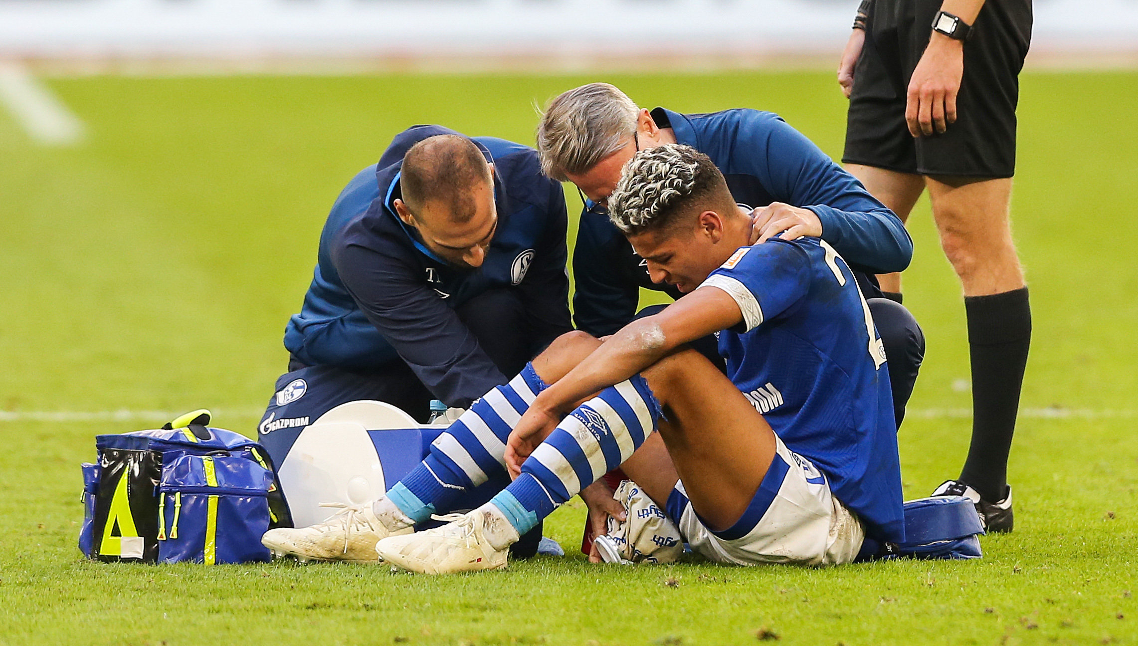 Amine Harit blessé sous les couleurs de Schalke 04